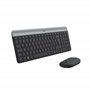 Logitech MK470 Ensemble Clavier et Souris sans Fil Ultra-fin - Touches Silencieuses