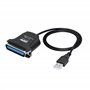 SinLoon Câble adaptateur USB vers port parallèle USB vers IEEE1284 CN36 pour imprimante (70 cm)