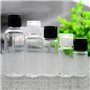 12 pcs 30ml/1 oz vide rechargeables bouteilles en plastique transparent avec couvercle rabattable maquillage pratique flacons de
