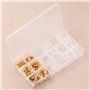 Kinstecks 600PCS 2.8mm 4.8mm 6.3mm Fil Connecteur Spade Mâle et Femelle Rapide Fil Splice Bornier à sertir avec Kit de manchon