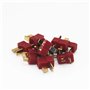 B/M T-Plug Connecteurs Dean Style Mâle et Femelle avec Gaine Thermorétractable pour Batterie RC LiPo (10 Paires)