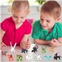 12 pcs Dragons Animation Figurine Décoration Miniature Dragons Figures