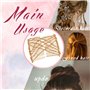 besbomig 5 Pièces Peignes à Cheveux Perles Extensible Pinces à Cheveux Barrettes Cheveux élastiques Peigne Élégant épingles à Ch