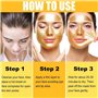 24K Gold Masque Visage, Nettoyage en Profondeur des Pores Masque Hydratant Visage, Eclaircissant Nourrissants Réduit pores Masqu