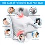 Magic Stretcher Fitness Équipement de Stretch Soutien dos 4 niveaux réglables 10 magnétique