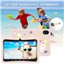 DOOGEE U10Kid Tablette Enfants 10.1 Pouces Android 13, Tablette Tactiles Quad Core 9 Go +128 Go/TF 1To, Kids Space, Widevine L1,
