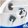 MR.SIGA Lot de 2 Têtes de Rechange Brosse WC, Têtes de Remplacement pour Brosse de Toilette, Têtes de Brosse Toilette