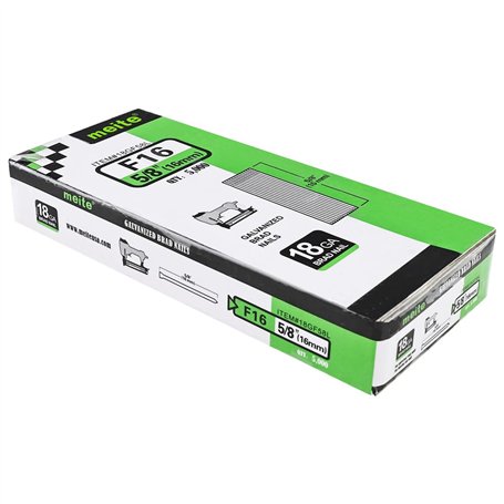 meite Lot de 5 000 clous galvanisés de calibre 18