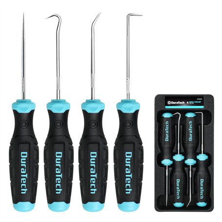 DURATECH Lot de 4 Crochets et Pics de Précision