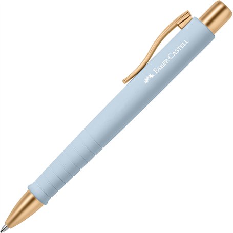Faber-Castell 241186 - Stylos urbains Poly Ball - Bleu ciel (1 pièce)
