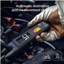 MAXRIENY Pince Ampèremétrique AC DC à Fourche Ouverte Multimètre Numérique Automatique Rechargeable avec Stylo Testeur de Tensio
