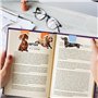 BETESSIN 6Pcs Marque-Pages Aimanté Enfant Bookmark Chien Signet Magnétique Marqueurs de livre pour Enseignant Étudiant Lecteur