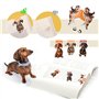 BETESSIN 6Pcs Marque-Pages Aimanté Enfant Bookmark Chien Signet Magnétique Marqueurs de livre pour Enseignant Étudiant Lecteur