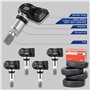 Capteur Autel TPMS MX-Sensor, Capteur Remplacement Pneu à Double Fréquence pour Toutes Voitures, Identique au Capteur OE, Capteu
