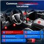 Autel Câble Extension OBD2, Câble Extension Diagnostic OBDII Mâle à Femelle 16 Broches, Adaptateur Cordon OBD2 pour Outil Analys