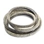 1/2 x 141,5 "Courroie d'entraînement de tracteur de courroie de plateau de coupe de tondeuse à gazon avec Kevlar remplacer pour