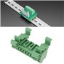 Be In Your Mind 2x Connecteurs pour Rail DIN 10 Broches 2,5/10-G-5,08 Bornier à Vis Au Pas de 5,08 Mm pour Systèmes électriques 