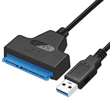 ENJOY-UNIQUE Câble adaptateur SATA 22 broches vers USB 3.0 pour disque dur 2