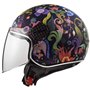 Casque Moto Jet Sphere LUX II Bloom Blue Pink