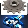 Create idea Lot de 2 pignons à 13 dents pour chaîne de vélo - Pièce de rechange - Pignon de scooter électrique - 13 dents - Pign