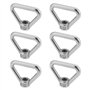 Create idea Lot de 6 écrous à œil de Levage M10 en Acier Inoxydable 304 écrous Filetés en Forme D'anneau Triangulaire