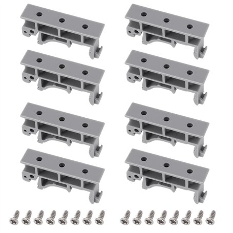 Create idea Lot de 4 paires de supports de relais DIN pour relais de 34 mm
