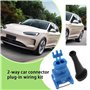 The Lord of the Tools 4X Connecteurs Automobiles à 2 Voies Connecteur de Fil étanche pour Voiture Prise avec Bornes Joints de Co
