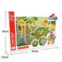 Hape Circuit Billes Aimantées Enfant dès 2 ans - Labyrinthe Bois Animaux de la Jungle - Motricité Fine, Coordination Oeil-Main,