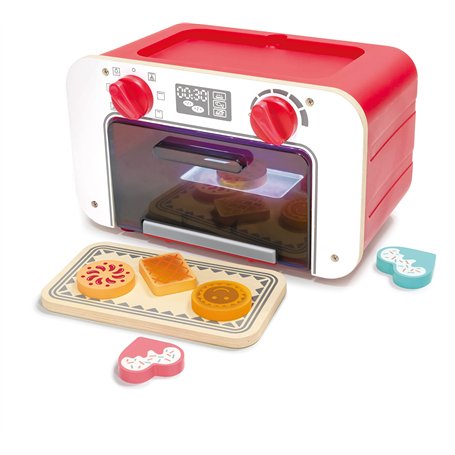 Hape Four de Cuisine Magique - pour Les Enfants de 3 Ans et Plus - Jeu d'Imitation Interactif Cuisine