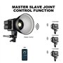 GVM Lampe Vidéo 80 W, éclairage Continu Photographie avec Monture Bowens, 2700~7500K, Lampe de Studio Application, CRI 97+, écla