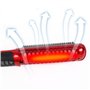 Minidiva Brosse lisseur cheveux, Défriser les Cheveux Anti Scald Anti Statique Fer à lisser avec Technologie Ionique (Rouge)