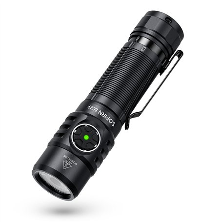 sofirn SC29 Lampe Torche Led Ultra Puissante Lampe Torche Rechargeable Lampe de Poche 3000 Lumens Avec 6 Modes D'éclairage