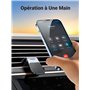 UGREEN Support Téléphone Voiture Magnétique Pince Porte Smartphone Auto Aimant Grille Aération Socle Portable Automobile Compati