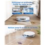 ECOVACS T50 Pro Omni Gen2 Aspirateur Robot, 21000Pa amélioré par T30 Pro Omni, Brosse latérale et serpillière Extensibles, Aj...