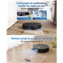 ECOVACS T50 Pro Omni Gen2 Robot Aspirateur Laveur, 21000Pa amélioré par T30 Pro Omni, Brosse latérale et serpillière Extensibles