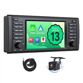 Eonon 7 Pouces Android 13 pour BMW 5 E39 (1995-2002) avec 2+32 Go, GPS, CarPlay, Android Auto, Wi-FI, Bluetooth, Prise USB, Miro Eonon 7 Pouces Android 13 pour BMW 5 E39 (1995-2002) avec 2+32 Go