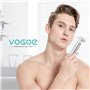 VOGOE Rasoir Electrique Hommes, Électriques Rasoirs Humide et Sec, Rasoir Rotatif 3D Rechargeable & Sans Fil avec Tondeuse pour