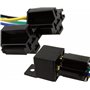 be in your mind 5X Prises de Relais Pré-câblées 5 Broches DC 12V Voiture SPDT Relais avec Prise de Faisceau 30/40 Amp