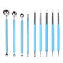 DY.2ten Ensemble d'outils de sculpture d'argile, 9 pièces Boule Stylet Dotting Outils de modelage Argile Céramique poterie Sculp