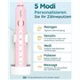 Brosse À Dent Électrique Soniques pour Dents Sensibles - Brosse A Dent Sonique Adultes Enfants avec 8 Têtes et Étui de Voyage, 5