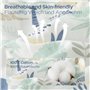 Duomiaomiao Gigoteuse d'hiver pour bébé - Tog 2,5 - 18 à 36 mois - 100 % coton - Couverture portable pour nouveau-né - Dinosaure