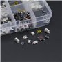 The Lord of the Tools 250pcs Kit d'assortiment Tactile Micro Momentané avec Interrupteur à Bouton-Poussoir Tactile avec Boîte en