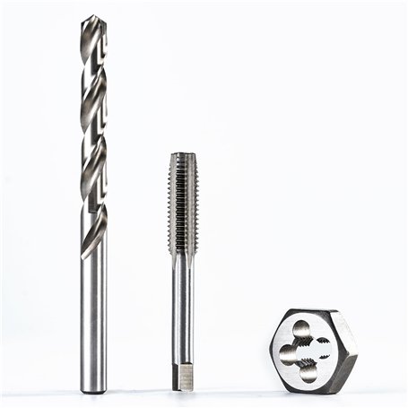 toolant Ensemble tarauds et filières M10 x 1