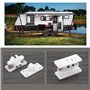 Create idea Lot de 2pcs Butées de Porte en Plastique pour Butée de Porte pour RV Caravane Camping-Car Auto-Caravane Meubles de C