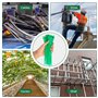 AiQInu Serre Cable Plastique 200mm×4.8mm,100 Pièces Collier de Serrage Vert, Professionnelles Attache Câble Nylon Plastique Soup