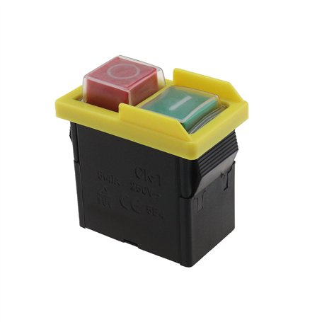 Create idea Interrupteur de Démarrage Solénoïde CK1 KJD6 6A 250V Interrupteur à Bouton-poussoir Électromagnétique Étanche Interr