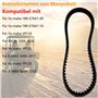 Maoyubelt Courroie d'entraînement de rechange pour moto Ya-maha VP125 X-City 2008-2012, YP125 X-MAX 2006-2017, YP125 X-MAX Sport