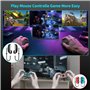 HEYSTOP Switch 2 Souris Grip Support pour Nintendo Switch 2 Mouse Stand pour Joycon Nintendo Switch 2 avec Dragonne Réglable,Con