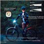 OLIGHT RN400+SEEMEE30C Sets D'éclairage Avant et Arrière Rechargeable LED 400 Lumens Éclairage de Vélo Étanche Durable 5 Modes L
