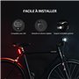 OLIGHT RN400+SEEMEE30C Sets D'éclairage Avant et Arrière Rechargeable LED 400 Lumens Éclairage de Vélo Étanche Durable 5 Modes L
